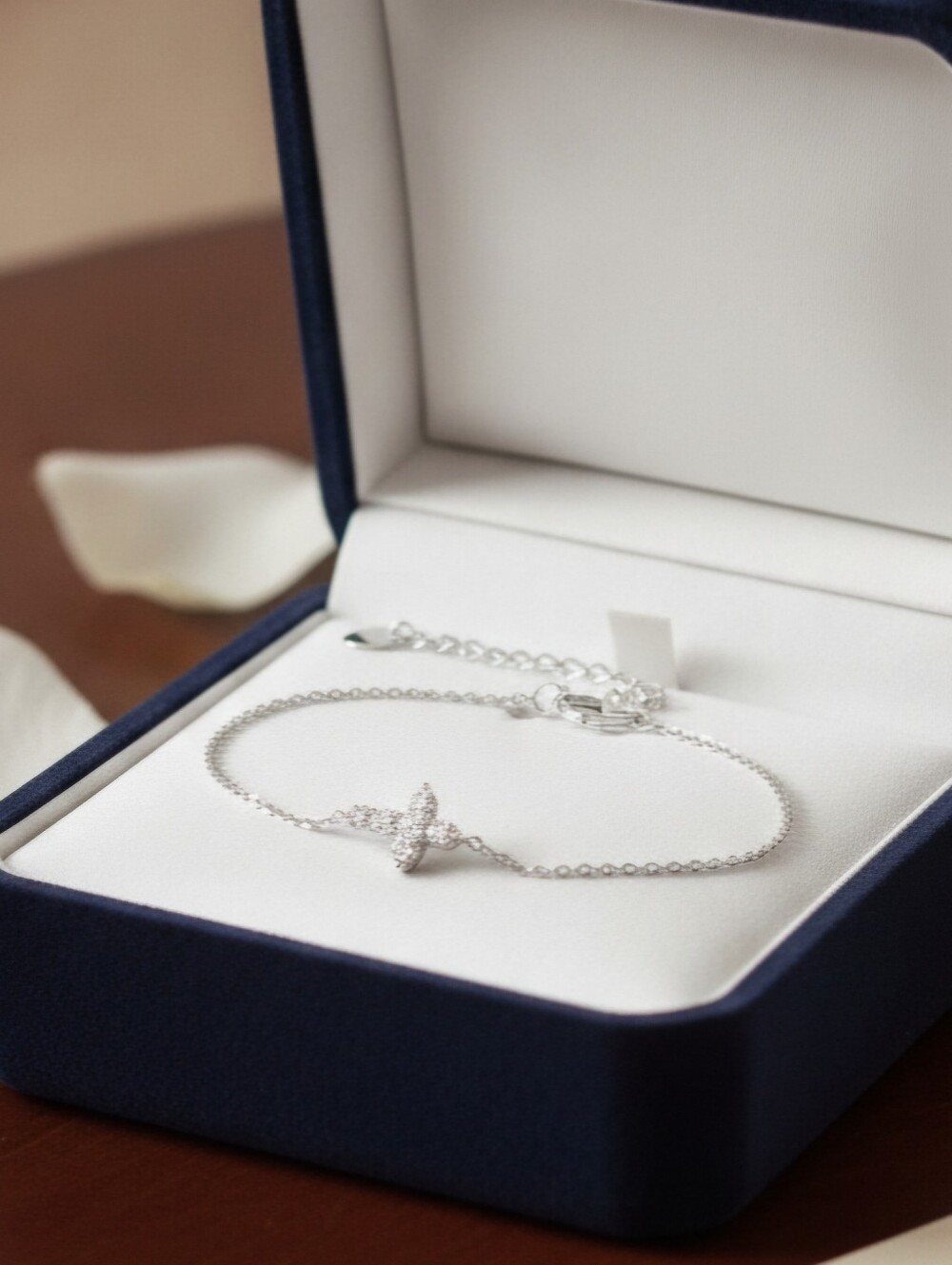 Stunning Moissanite Cross Bracelet